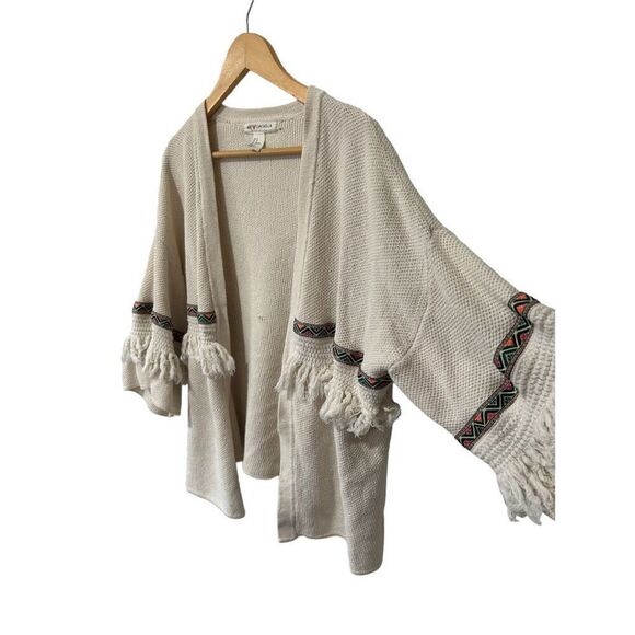 Coachella Official H&M Collab Festival Open Knit Western Fringe Hippie Open Fron - Picture 6 of 15